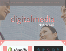Tablet Screenshot of digitalmedianashville.net